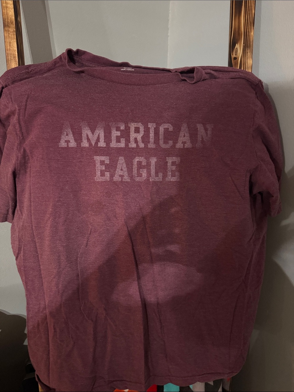 American Eagle Outfitters Wine Graphic Short-Sleeve Tee
